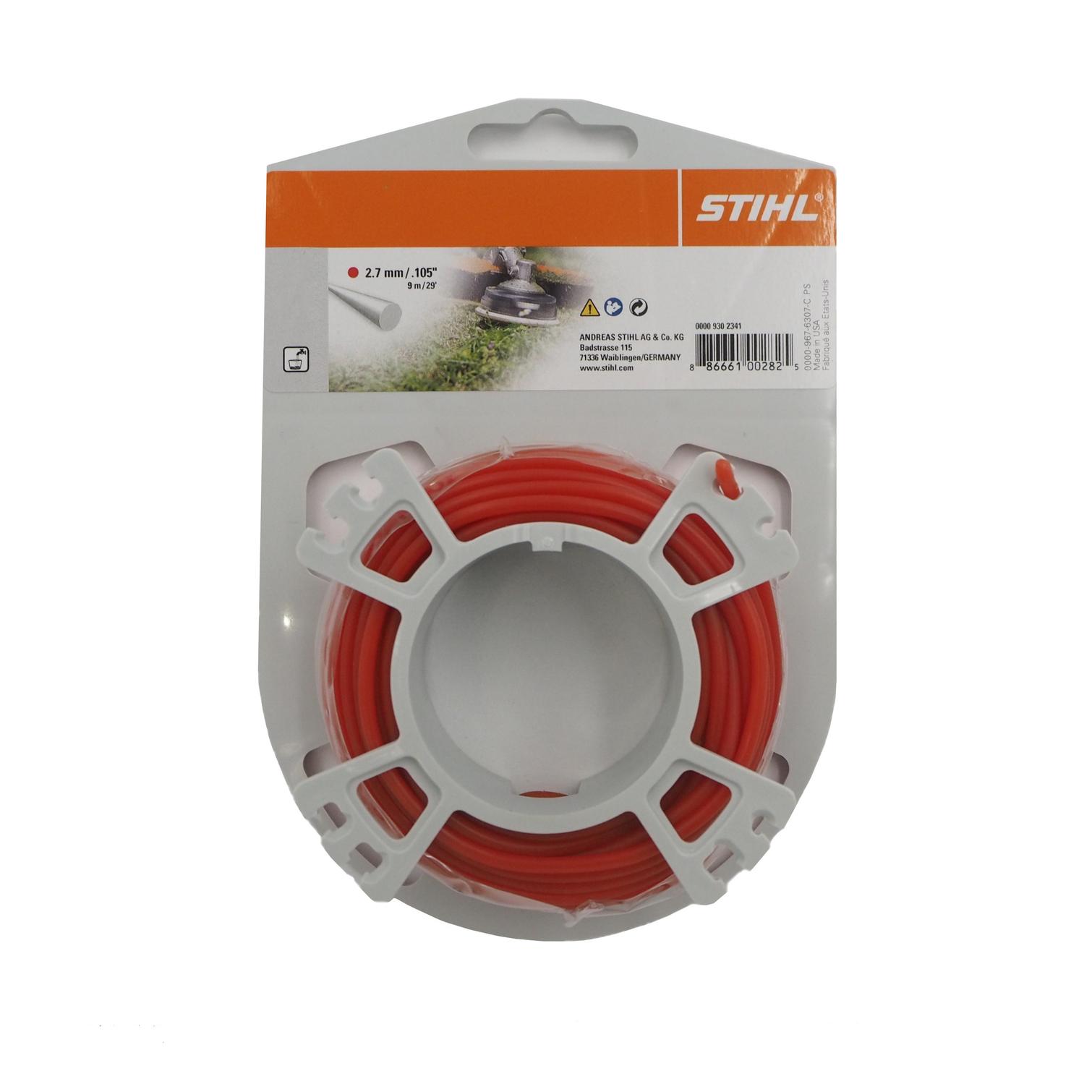 Stihl Pyöreä Leikkuusiima Ø 2,7 x 9m punainen