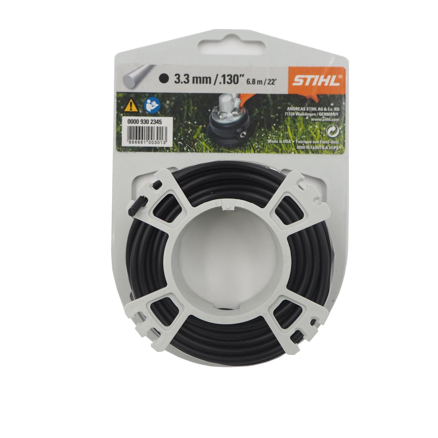 Stihl Pyöreä Leikkuusiima Ø 3,3 x 6m musta
